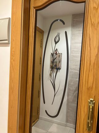 Puertas de Roble con Cristal y Ciegas