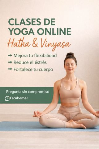 Clases de Yoga Online - Hatha & Vinyasa