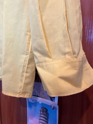 Camisa larga amarilla