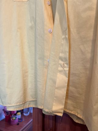 Camisa larga amarilla
