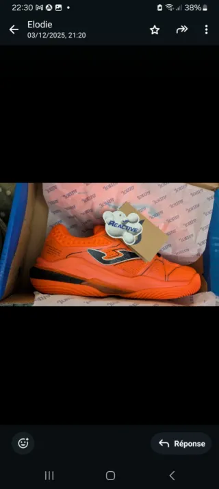 Zapatillas Joma Slam Men 24 Naranja T42.5