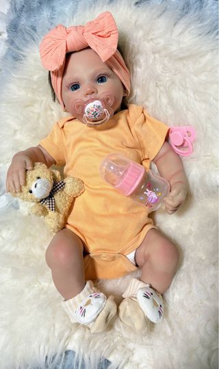 Muñeca bebé Reborn realista nueva con accesorios