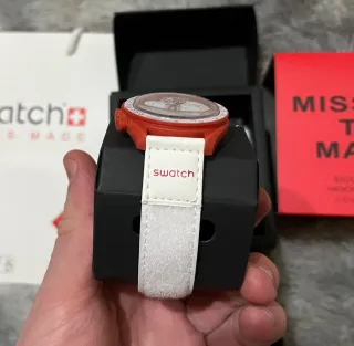 Omega x Swatch Mission to Mars Rosso