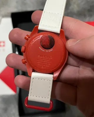 Omega x Swatch Mission to Mars Rosso