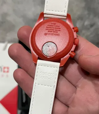 Omega x Swatch Mission to Mars Rosso