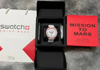 Omega x Swatch Mission to Mars Rosso