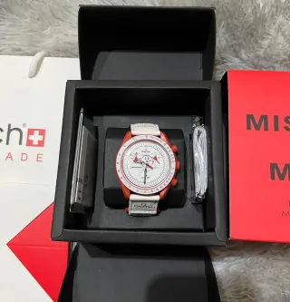 Omega x Swatch Mission to Mars Rosso