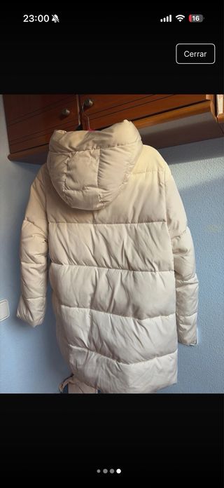 Plumífero Mango Beige Talla XXS