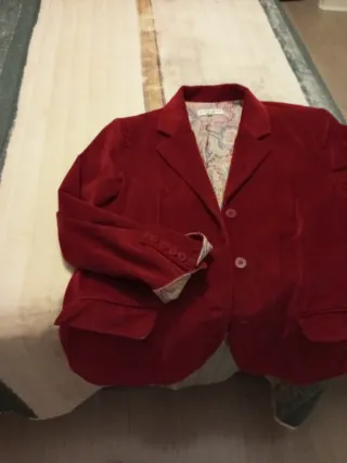 Chaqueta Antelina Granate