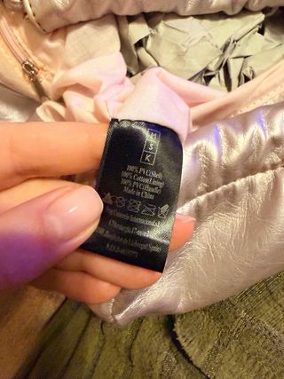 Bolso hobo lila metalizado