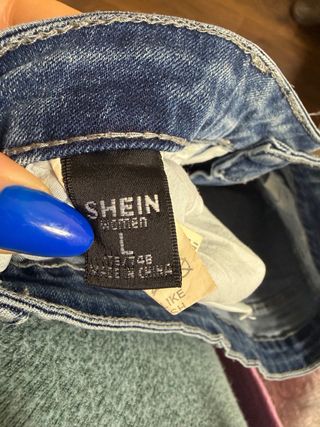 Pantalón vaquero SHEIN talla L con bolsillos