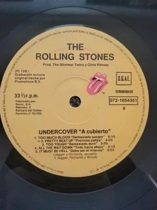 Vinilo LP Rolling Stones - Under Cover