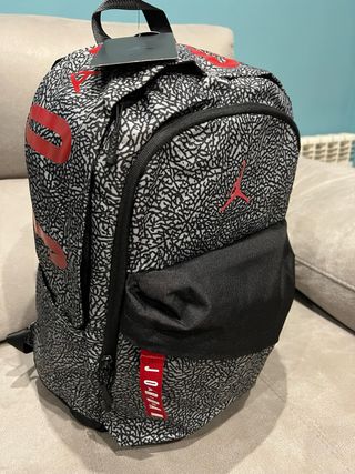 Mochila Nike air Jordan Gris Nueva