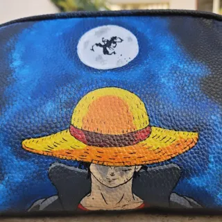 Pochette One Piece Luffy Gear 5 dipinta
