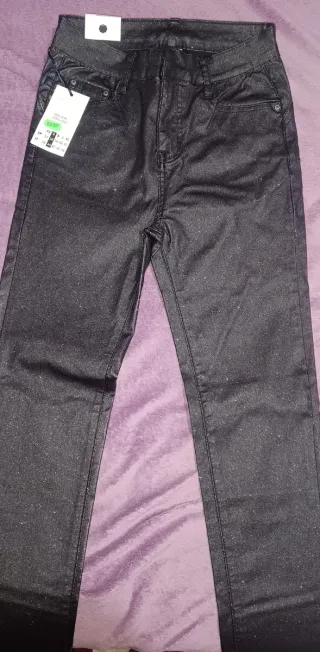 Pantalón mujer talla S gris