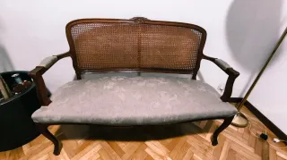 Tresillo sofá Luis XV o Isabelino y 2 butacas