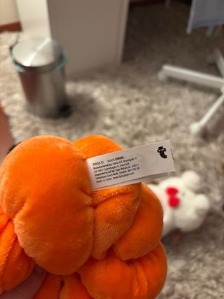 Peluche gatto nero zucca cappello strega