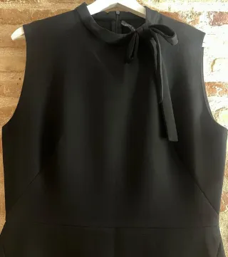 Vestido Zara Negro Elegante Talla L