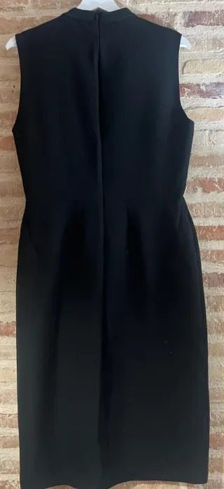 Vestido Zara Negro Elegante Talla L