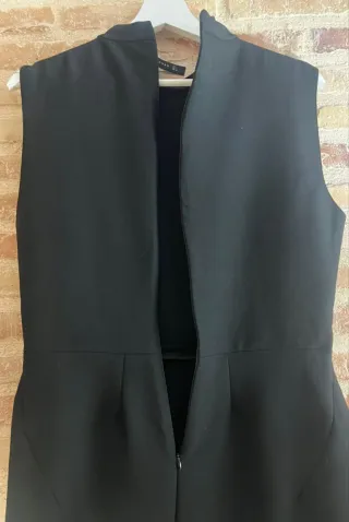 Vestido Zara Negro Elegante Talla L