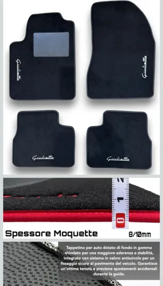 Tappetini Alfa Romeo Giulietta
