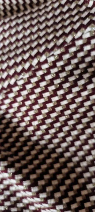 Pantalón de punto con estampado geométrico