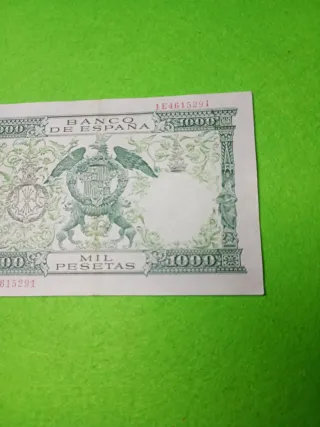 Billete 1000 Pesetas El Banco de España 1957