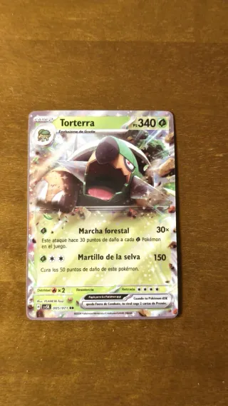 Carta Pokémon Torterra Fase 2