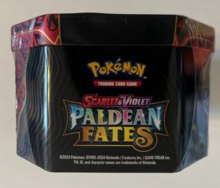 Paldean Fates: Tera Charizard ex Tin (Inglés)