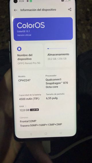 Oppo Reno6 Pro 5G