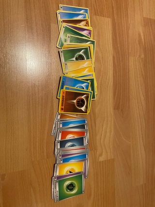 Lote 91 Cartas Energía Pokémon