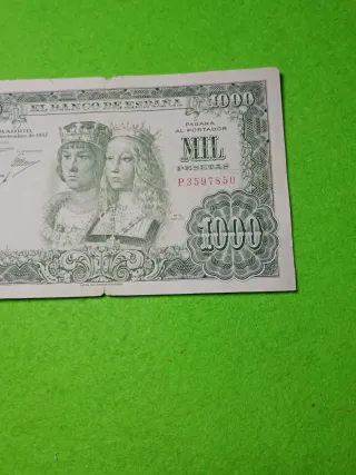 Billete 1000 Pesetas Banco de España 1957