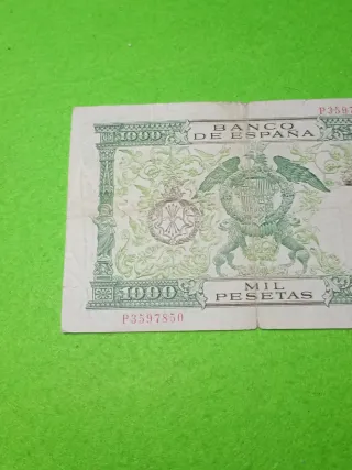 Billete 1000 Pesetas Banco de España 1957