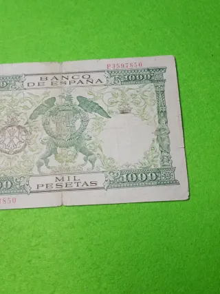 Billete 1000 Pesetas Banco de España 1957