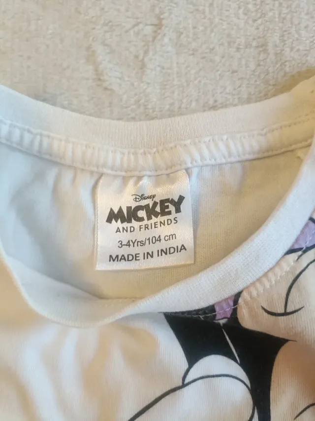 Camiseta Minnie Mouse 3-4 años