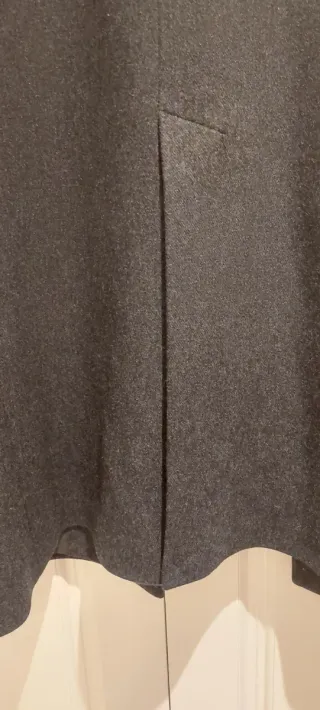 Abrigo Zara Gris Talla L