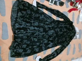 Disfraz Miércoles Addams Negro Calaveras