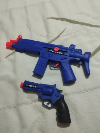 Set 2 Pistolas Juguete Policía