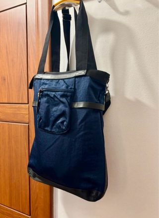 Benetton borsa con manici e tracolla unisex