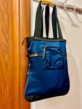 Benetton borsa con manici e tracolla unisex