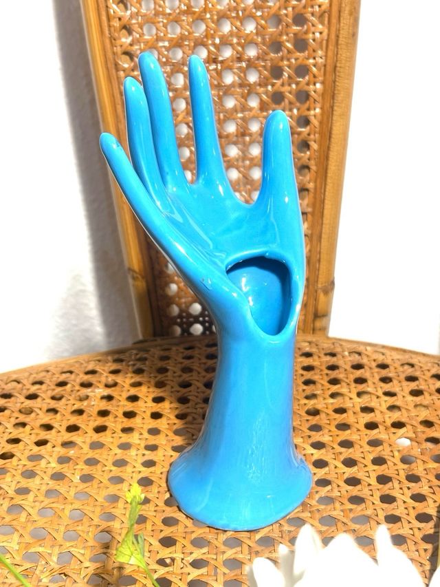 FIGURA FLORERO EXPOSITOR VINTAGE.