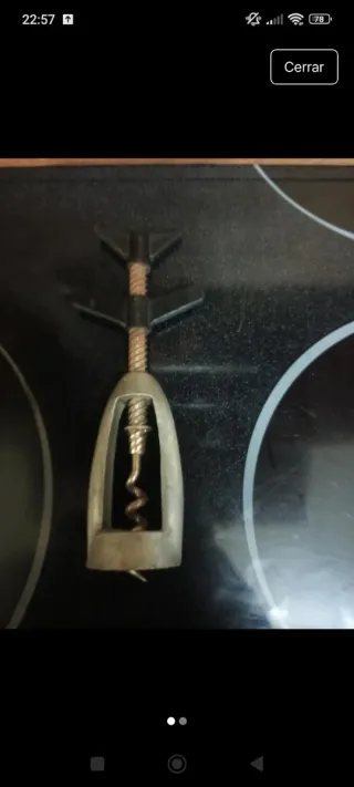 Pareja Sacacorchos Vintage