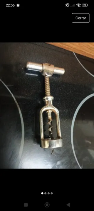 Pareja Sacacorchos Vintage