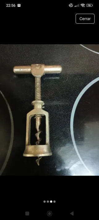 Pareja Sacacorchos Vintage