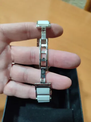 Reloj Viceroy Ceramic Blanco y Plateado