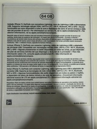 iPhone 11 64GB Negro