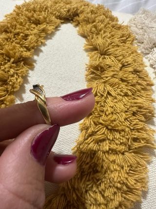 Anillo Oro 18k Zafiro