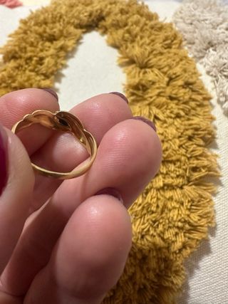 Anillo Oro 18k Zafiro
