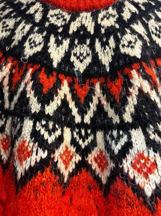 Jersey de lana multicolor