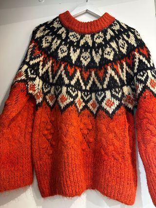 Jersey de lana multicolor